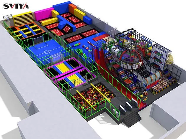 Indoor Playground With Trampoline